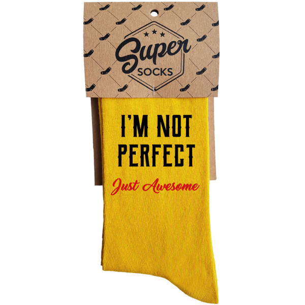 Kojinės "I'm not perfect" Kojinės "I'm not perfect"