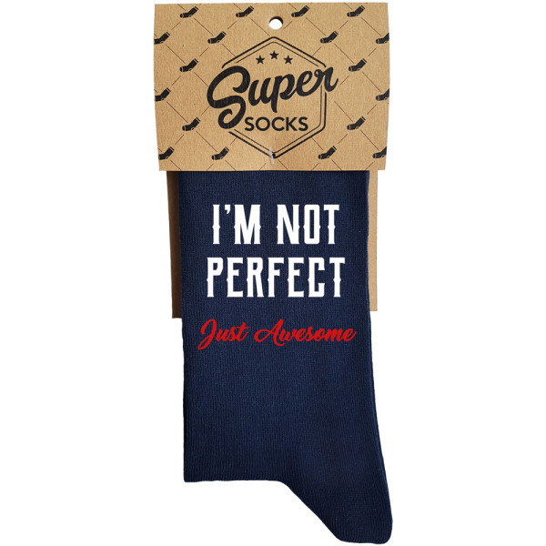 Kojinės "I'm not perfect" Kojinės "I'm not perfect"