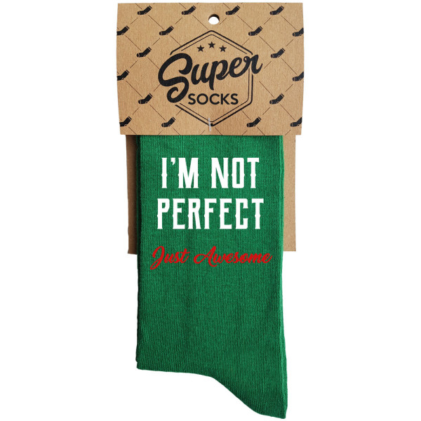Kojinės "I'm not perfect" Kojinės "I'm not perfect"