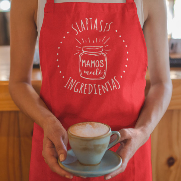 Medvilninė prijuostė "Slaptasis ingredientas"
