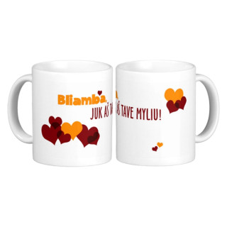 Puodelis "Juk aš tave myliu!"