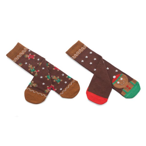 Kalėdinės kojinės "COOKIE" šventinėje dėžutėje (2 poros) Kalėdinės kojinės "COOKIE" šventinėje dėžutėje (2 poros)