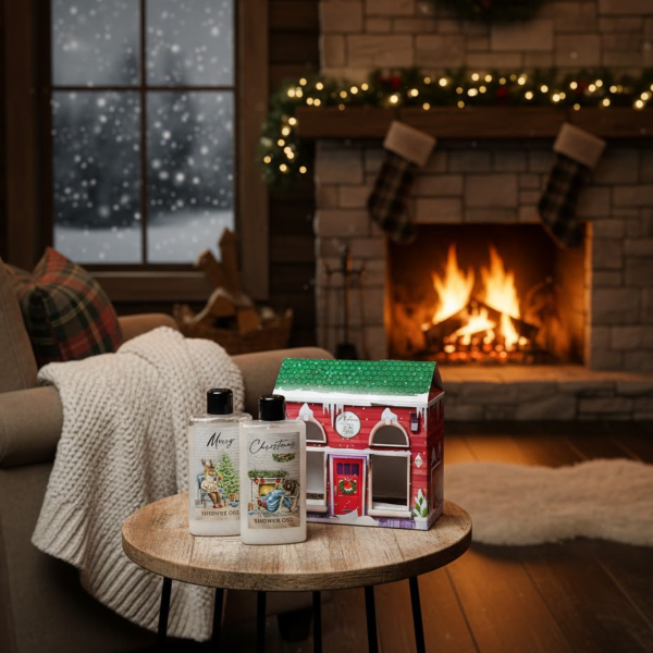 Kalėdinis kosmetikos rinkinys: 2 x dušo gelis (200 ml)