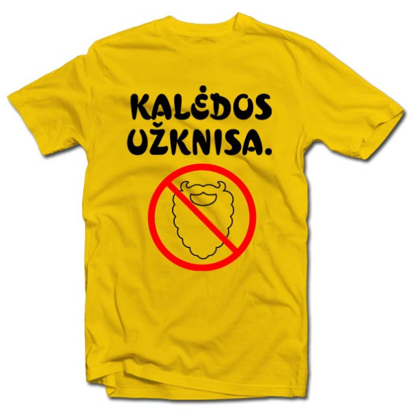 Marškinėliai "Kalėdos užknisa"
