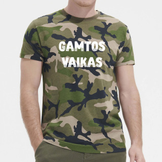 Kamufliažiniai marškinėliai "Gamtos vaikas"