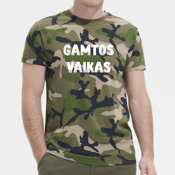 Kamufliažiniai marškinėliai "Gamtos vaikas" Kamufliažiniai marškinėliai "Gamtos vaikas"