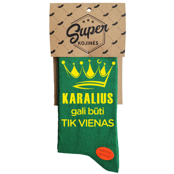Kojinės "Karalius gali būti tik vienas" Kojinės "Karalius gali būti tik vienas"