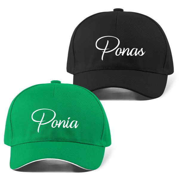 Kepuraičių komplektas "Ponas ir ponia" Kepuraičių komplektas "Ponas ir ponia"