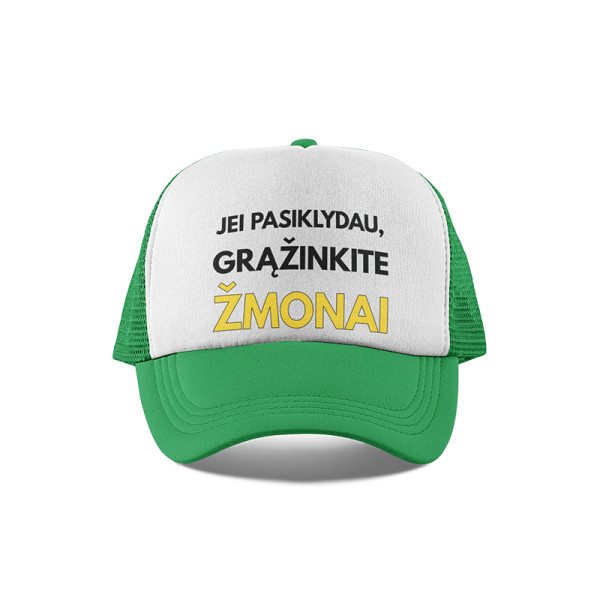 Kepuraičių komplektas "Pasiklydau, grąžinkite žmonai"
