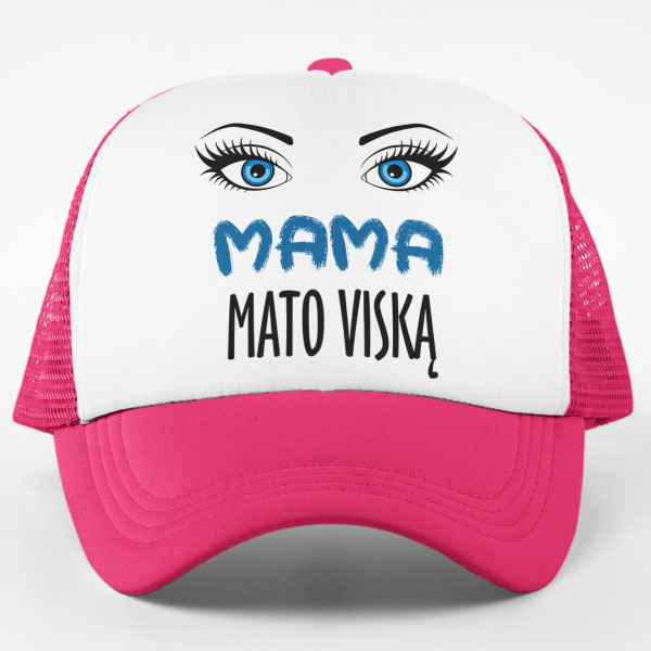 Kepuraitė "Mama mato viską" Kepuraitė "Mama mato viską"