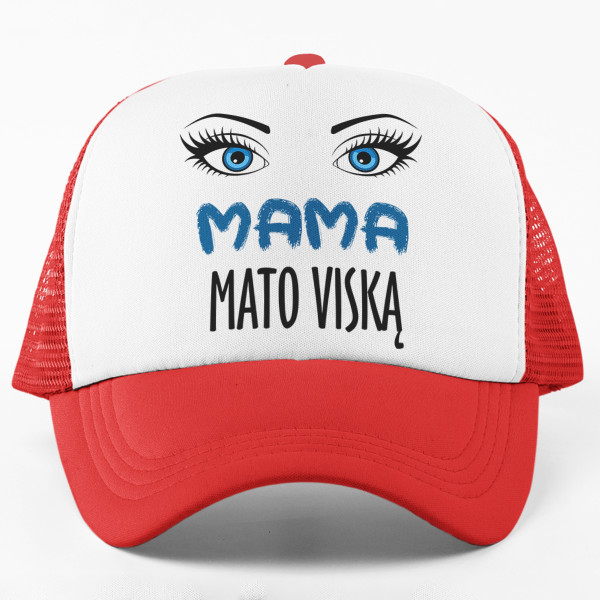Kepuraitė "Mama mato viską" Kepuraitė "Mama mato viską"