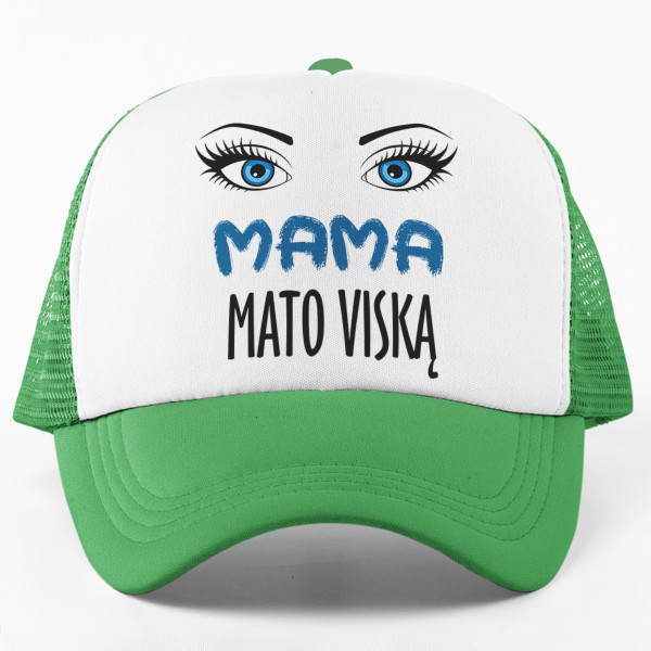 Kepuraitė "Mama mato viską" Kepuraitė "Mama mato viską"
