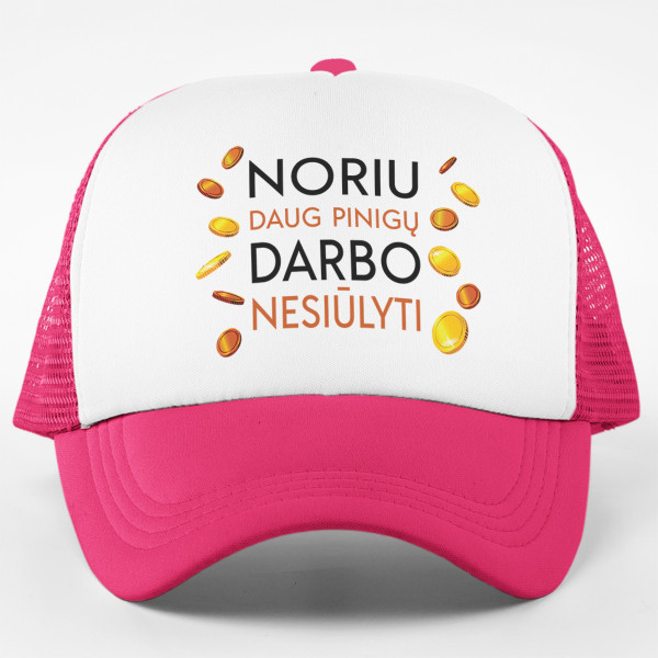 Kepuraitė "Noriu darbo" Kepuraitė "Noriu darbo"