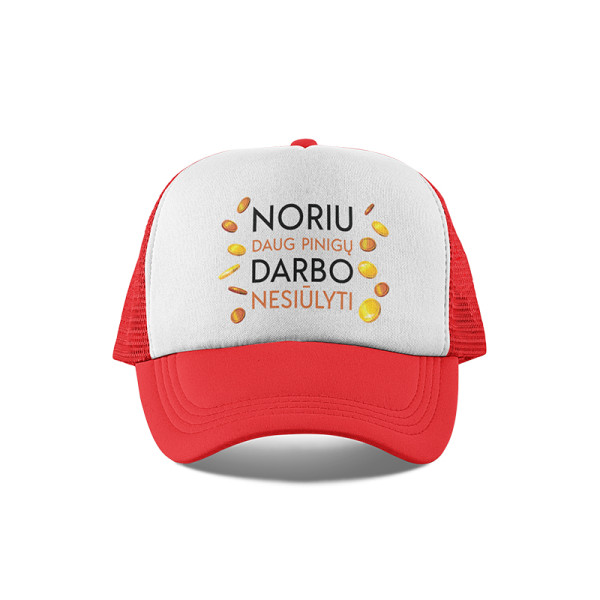 Kepuraitė "Noriu darbo" Kepuraitė "Noriu darbo"