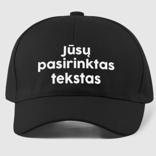 Kepuraitė su Jūsų pasirinktu užrašu