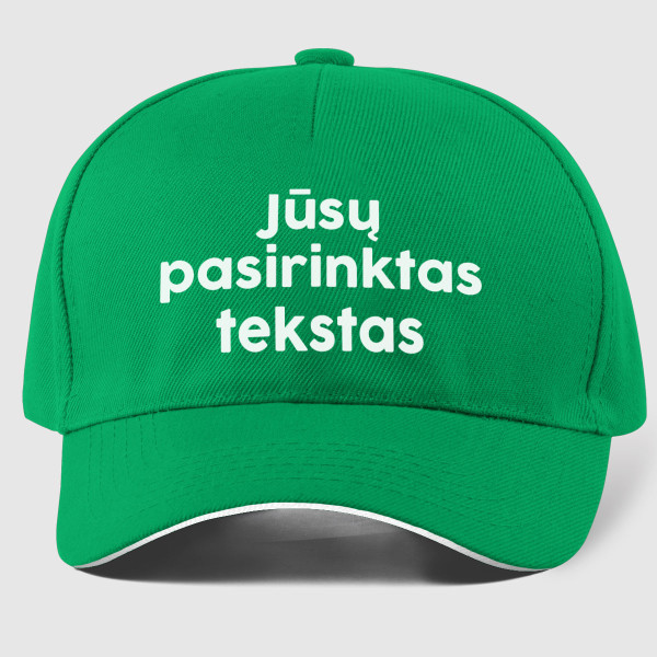 Kepuraitė su Jūsų pasirinktu užrašu