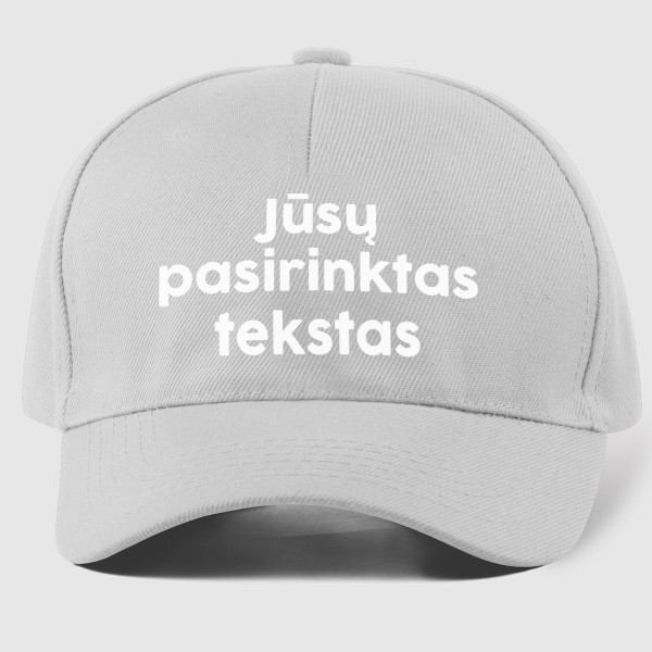 Kepuraitė su Jūsų pasirinktu užrašu