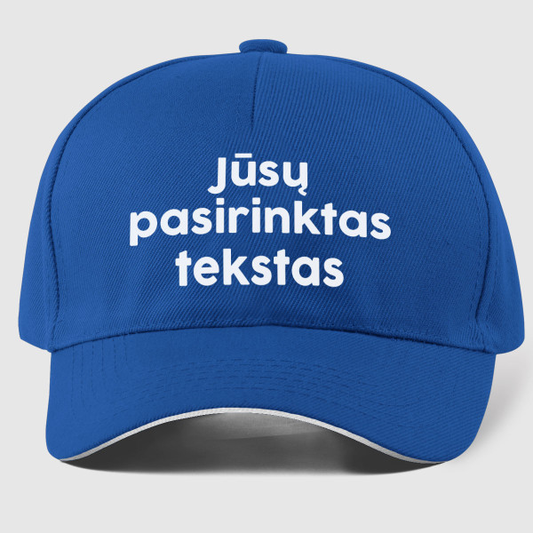 Kepuraitė su Jūsų pasirinktu užrašu