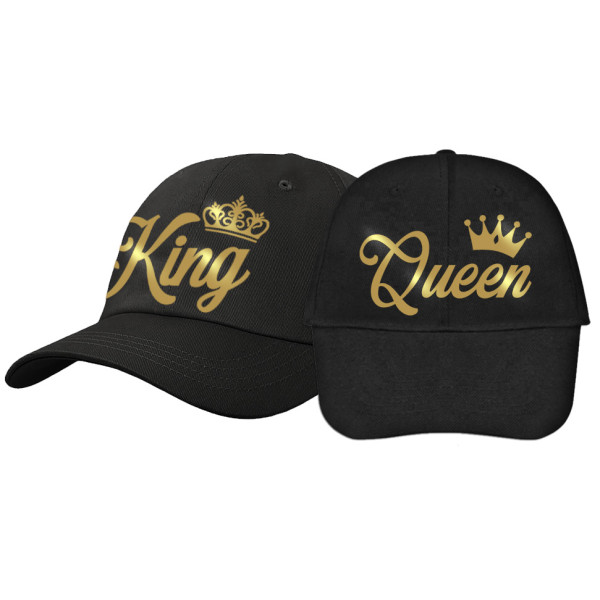 Kepuraičių komplektas "King & Queen"