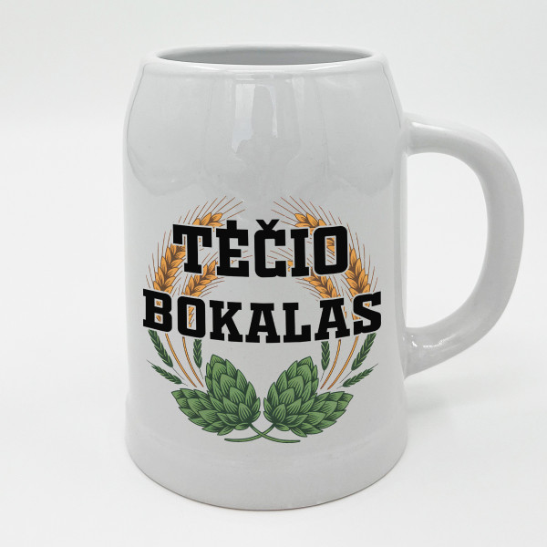 Keramikinis bokalas "Tėčio alus"
