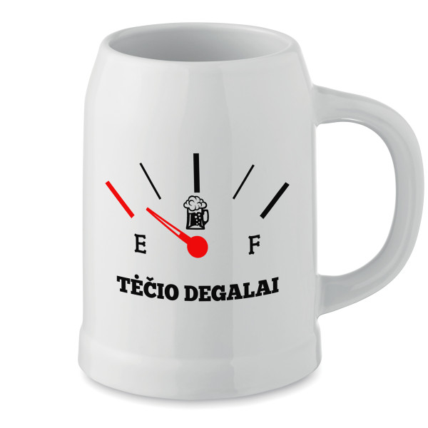 Keramikinis bokalas "Tėčio degalai"