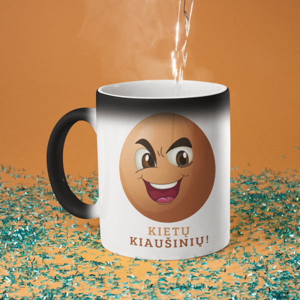 Puodelis "Kietų kiaušinių" Puodelis "Kietų kiaušinių"