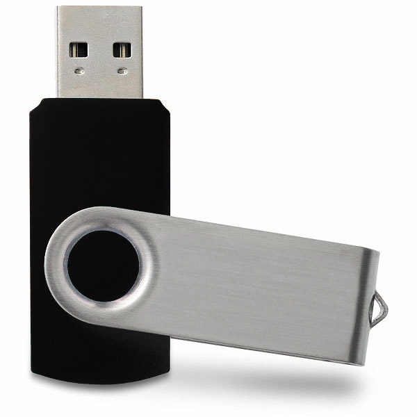 Klasikinis USB raktas (su galimybe išgraviruoti už papildomą kainą) (Juodas, 16 GB) Klasikinis USB raktas (su galimybe išgraviruoti už papildomą kainą) (Juodas, 16 GB)