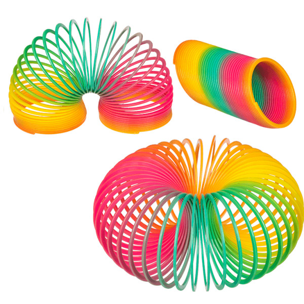 Klasikinis žaislas "Spyruoklė" (skersmuo 10cm) Klasikinis žaislas "Spyruoklė" (skersmuo 10cm)