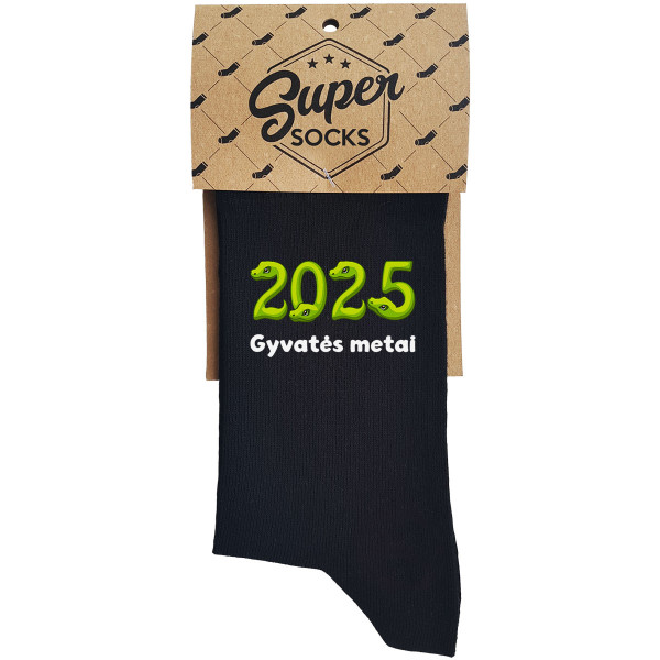 Kojinės "2025 - Gyvatės metai" Kojinės "2025 - Gyvatės metai"