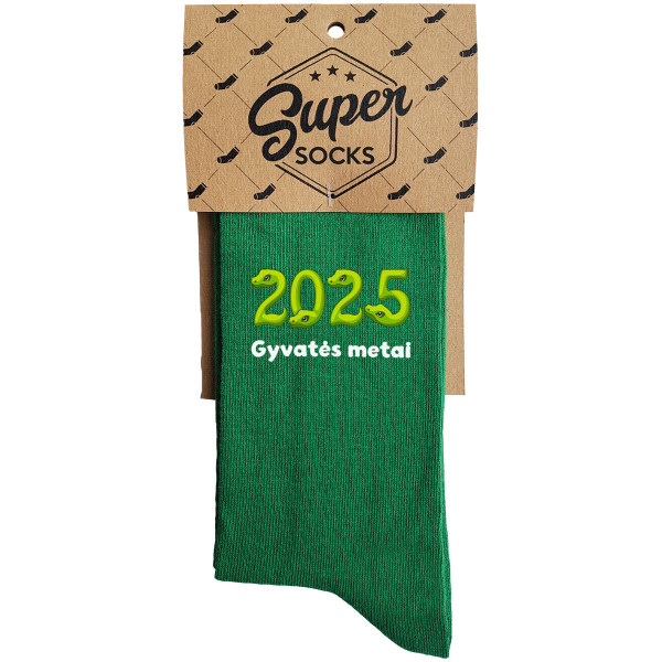 Kojinės "2025 - Gyvatės metai" Kojinės "2025 - Gyvatės metai"