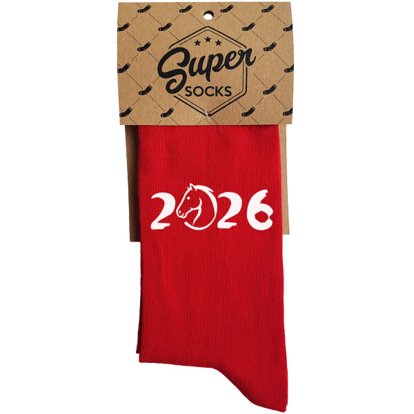 Kojinės "2026 - Arklio metai"