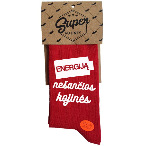 Kojinės "Energiją nešančios kojinės" Kojinės "Energiją nešančios kojinės"