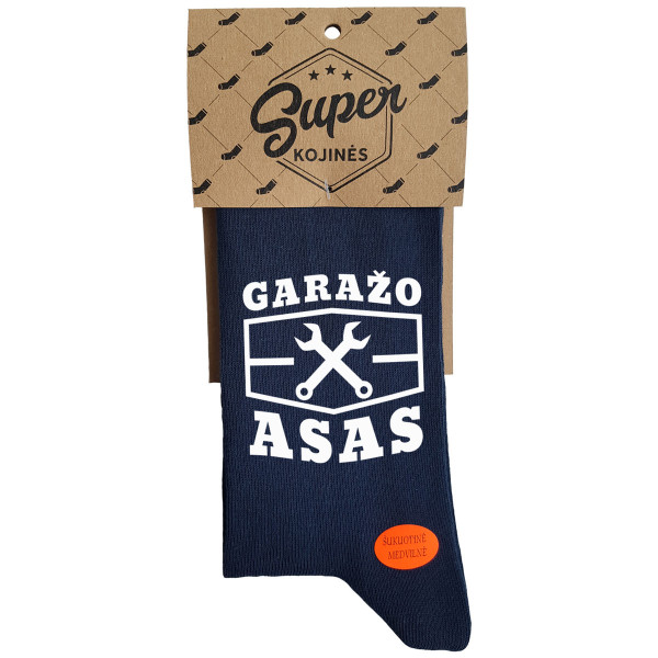 Kojinės "Garažo asas" Kojinės "Garažo asas"