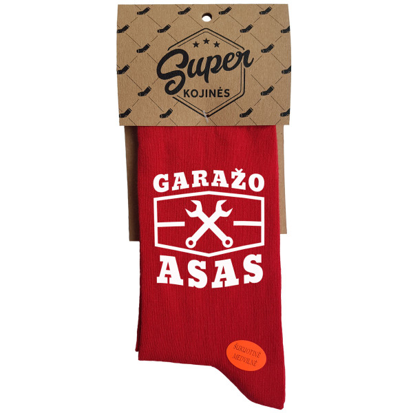Kojinės "Garažo asas" Kojinės "Garažo asas"