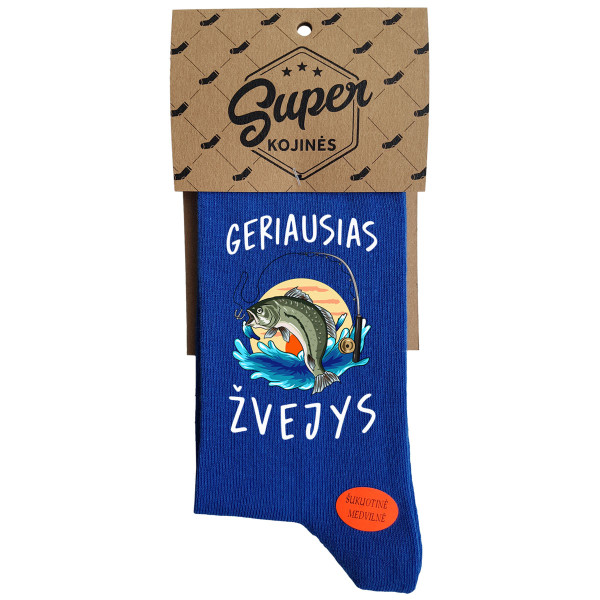 Kojinės "Geriausias žvejys" Kojinės "Geriausias žvejys"