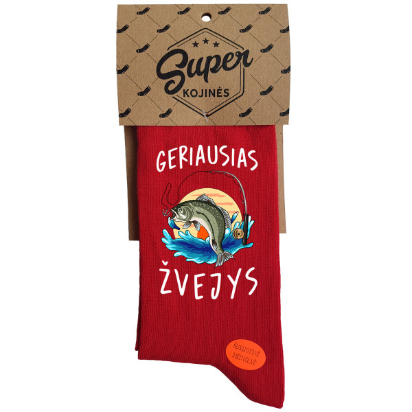 Kojinės "Geriausias žvejys" Kojinės "Geriausias žvejys"