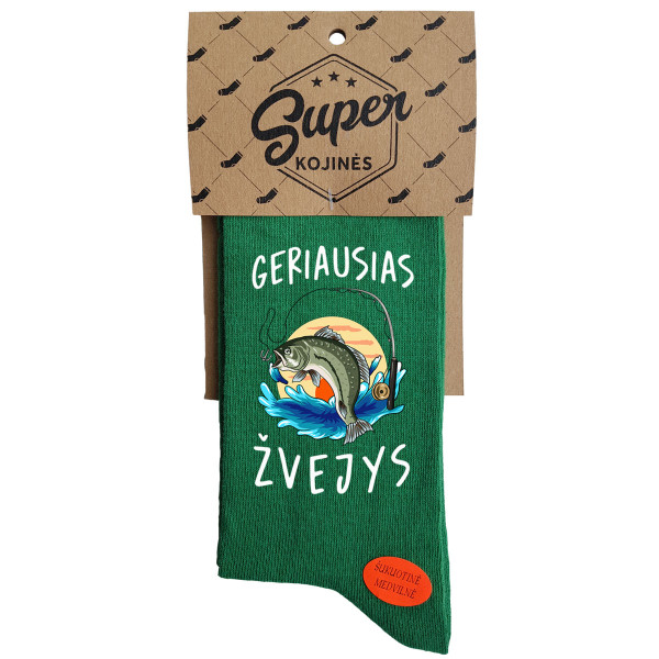 Kojinės "Geriausias žvejys" Kojinės "Geriausias žvejys"