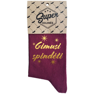 Moteriškos kojinės „Gimusi spindėti“