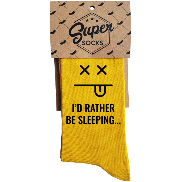 Kojinės "I'd rather be sleeping"