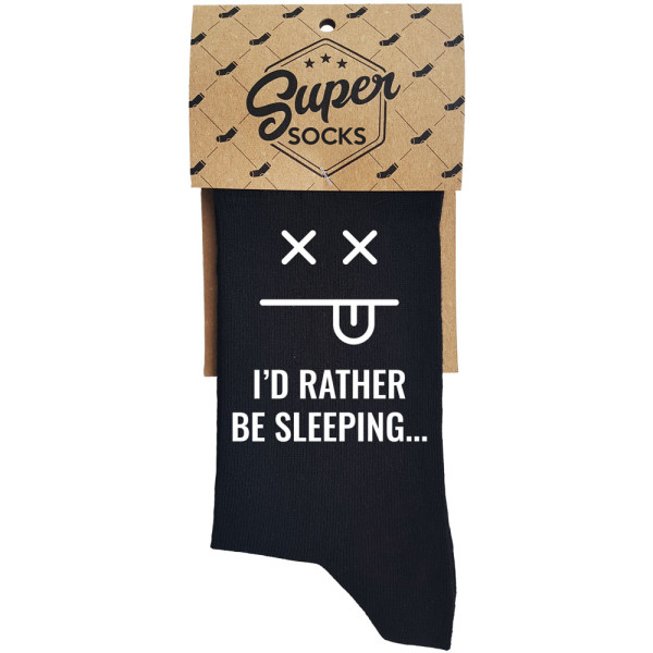 Kojinės "I'd rather be sleeping"