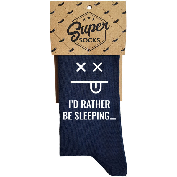 Kojinės "I'd rather be sleeping"