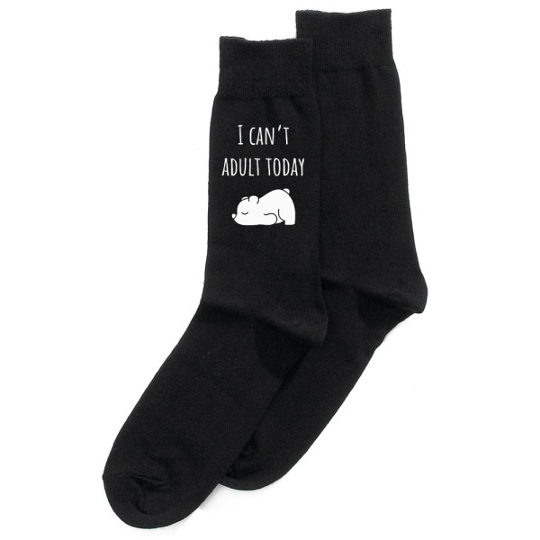 Kojinės "I can't adult today"