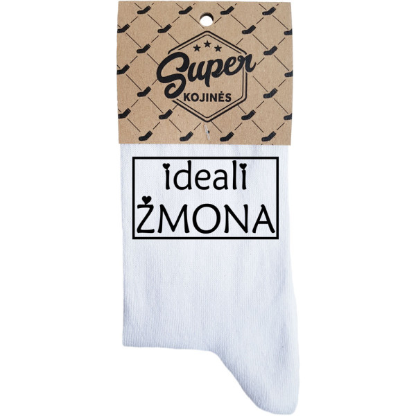 Moteriškos kojinės „Ideali žmona“ Moteriškos kojinės „Ideali žmona“