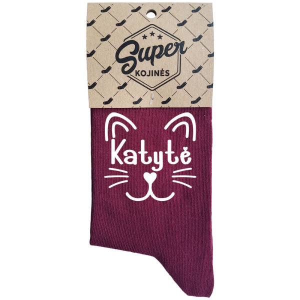 Moteriškos kojinės "Katytė" Moteriškos kojinės "Katytė"