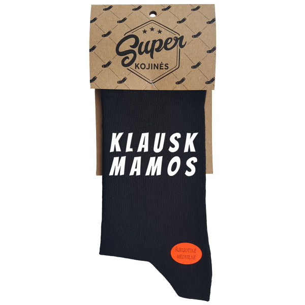 Kojinės "Klausk mamos"