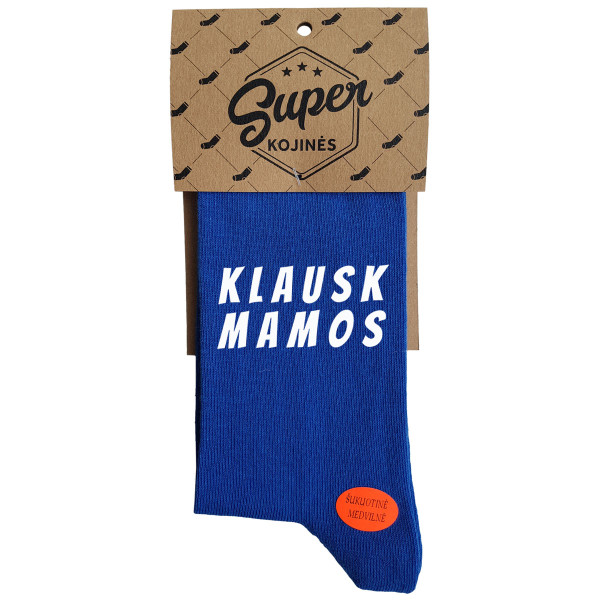 Kojinės "Klausk mamos"