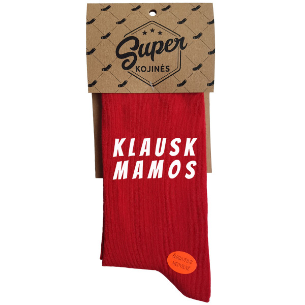 Kojinės "Klausk mamos"
