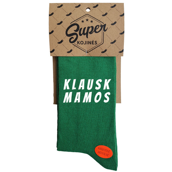 Kojinės "Klausk mamos"