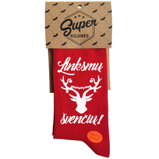 Kojinės "Linksmų švenčių!"