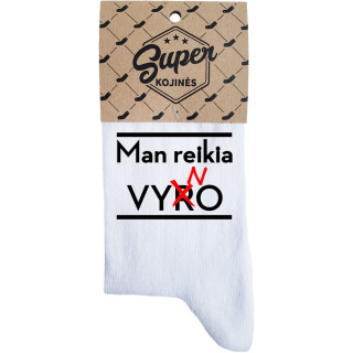 Moteriškos kojinės „Man reikia vyno“